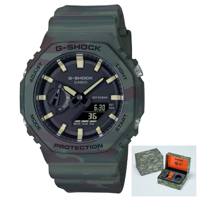 G-SHOCK GAE-2100WE-3A - Military-Inspired Toughness