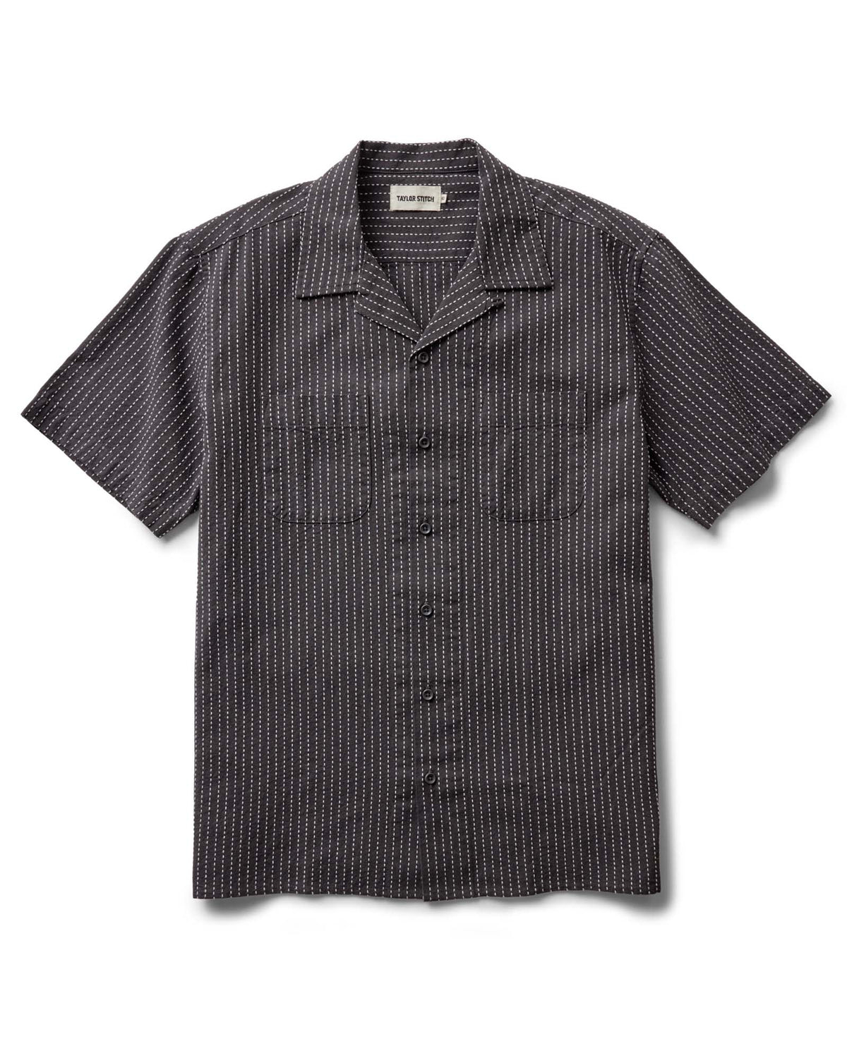 The Conrad Shirt in Pickstich Stripe Dobby