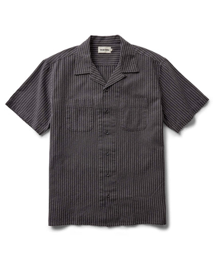 The Conrad Shirt in Pickstich Stripe Dobby