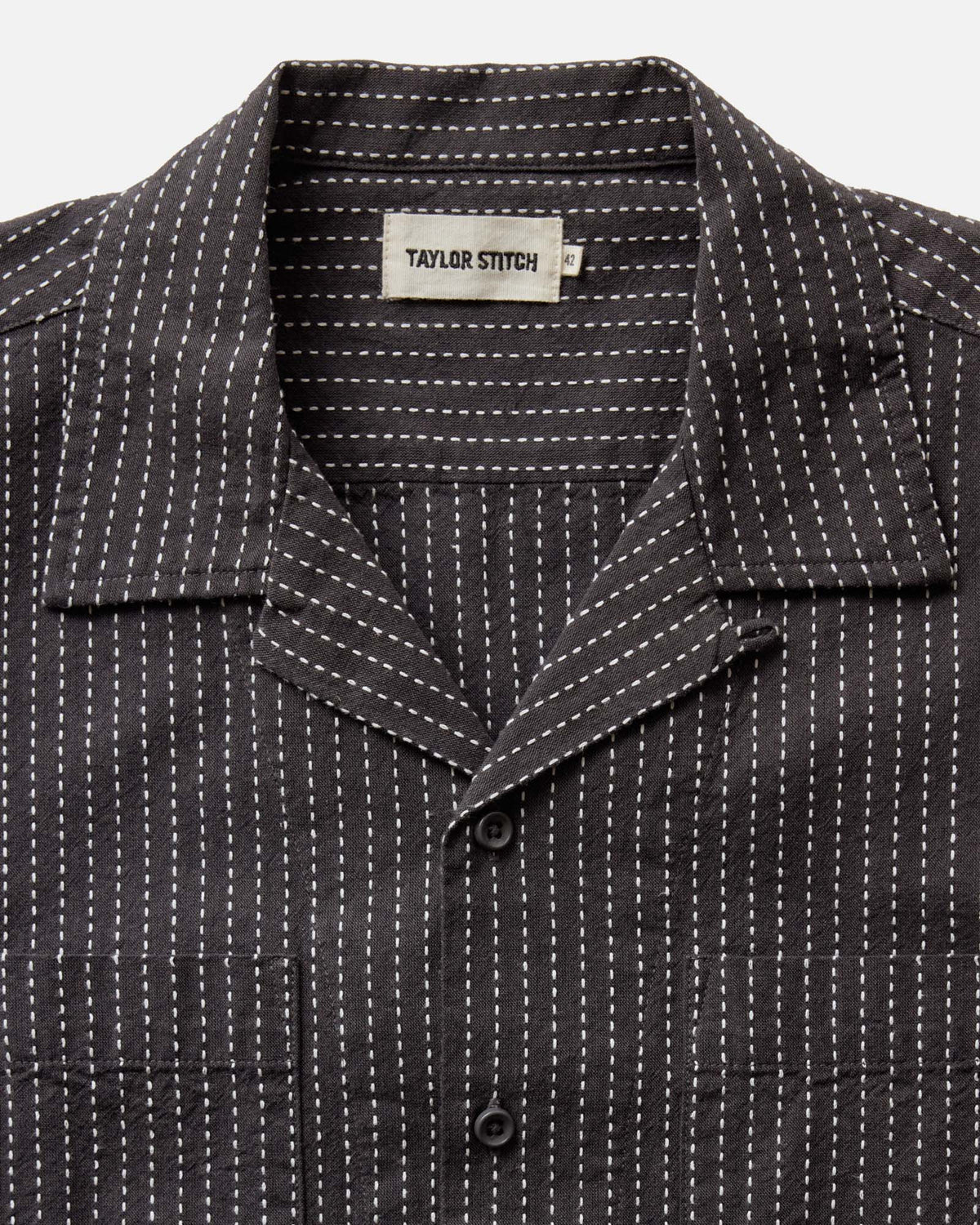 The Conrad Shirt in Pickstich Stripe Dobby