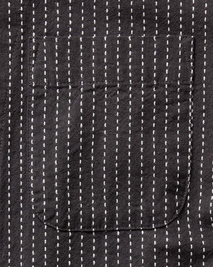 The Conrad Shirt in Pickstich Stripe Dobby