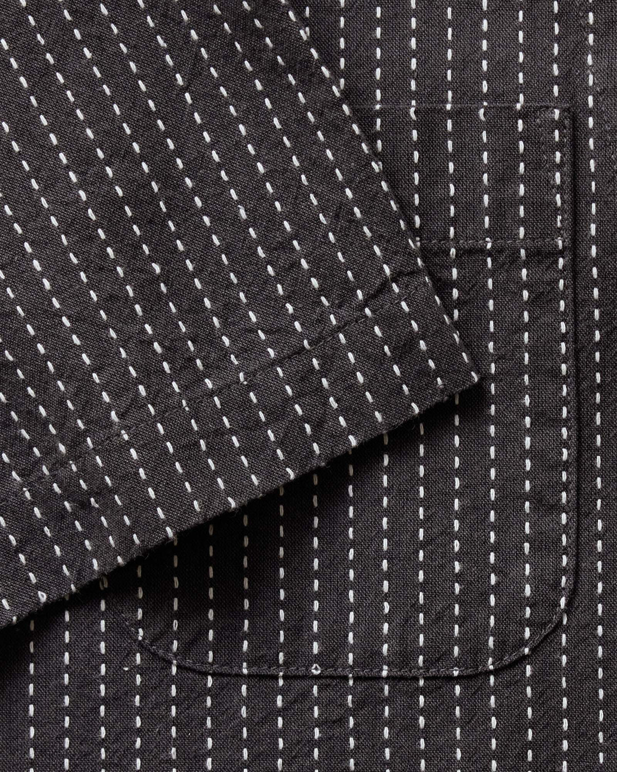 The Conrad Shirt in Pickstich Stripe Dobby