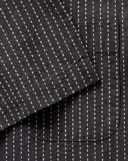 The Conrad Shirt in Pickstich Stripe Dobby