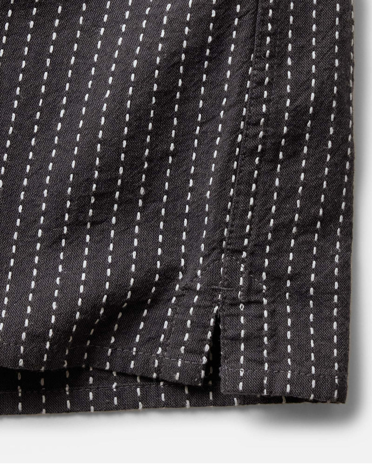 The Conrad Shirt in Pickstich Stripe Dobby