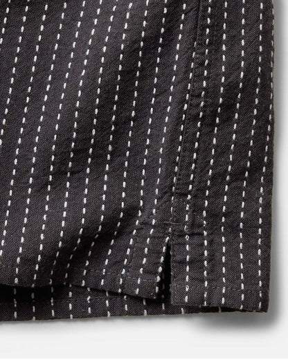 The Conrad Shirt in Pickstich Stripe Dobby