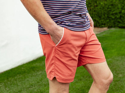 Court Shorts - Brick