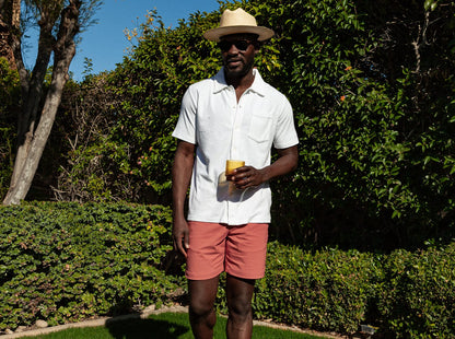 Court Shorts - Brick